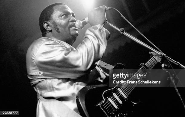 Franco from Congo performs live at Paradiso in Amsterdam, Netherlands on August 16 1984
