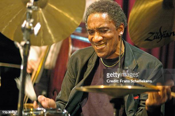 Al Foster performs live at Bimhuis in Amsterdam, Netherlands on October 28 2004