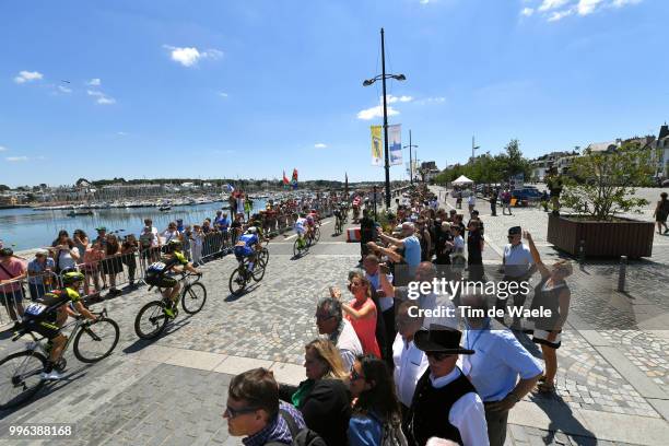 Peloton / Concarneau City / Public / Fans / Landscape / during the 105th Tour de France 2018, Stage 5 a 204,5km stage from Lorient to Quimper / TDF /...