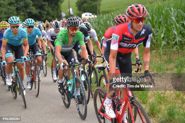Peter Sagan of Slovakia and Team Bora Hansgrohe Green Sprint Jersey during the 105th Tour de France 2018, Stage 5 a 204,5km stage from Lorient to...