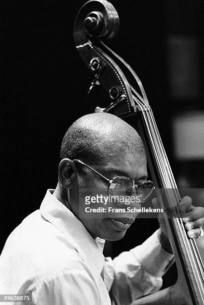 Malachi Favors performs live at the NOS Jazz Festival in Meervaart, Amsterdam, Netherlands on August 11 1983