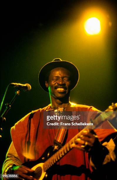 Ali Farka Toure performs live on stage at Paradiso in Amsterdam, Netherlands on May 12 1991