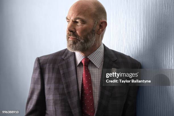 Portrait of former Michigan State wide receiver Kirk Gibson before induction ceremony at New York Hilton Midtown. New York, NY 12/5/2017 CREDIT:...