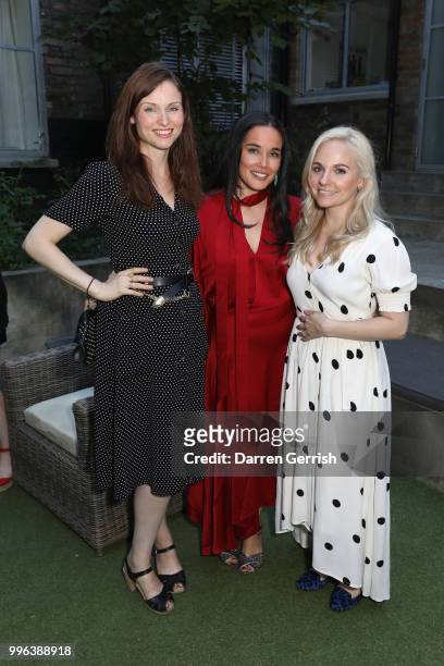 Sophie Ellis-Bextor, Asia Mackay and Georgia Tennant attend Asia Mackay's 'Killing It' book launch on July 11, 2018 in London, England.