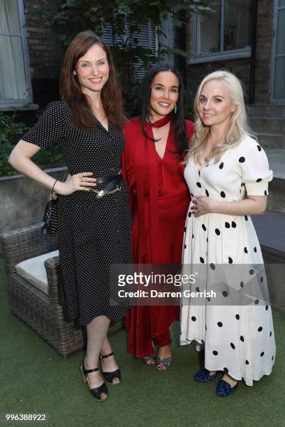 Sophie Ellis-Bextor, Asia Mackay and Georgia Tennant attend Asia Mackay's 'Killing It' book launch on July 11, 2018 in London, England.