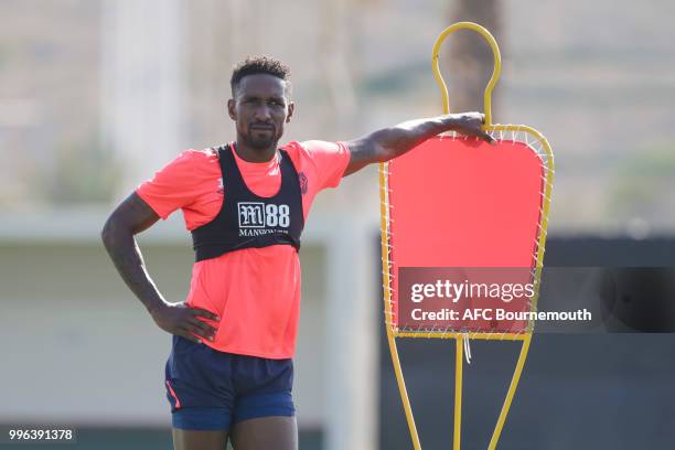 Jermain Defoe of Bournemouth during pre-season training at the Cherries training camp at La Manga, Spain on July 11, 2018 in La Manga, Spain.