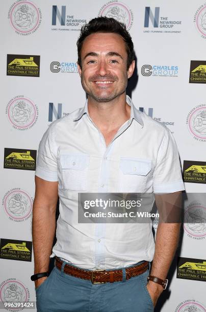 Joe McFadden attends the Paul Strank Charitable Trust Summer party at Sanctum Soho Hotel on July 11, 2018 in London, England.