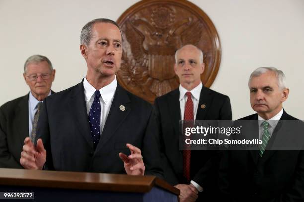 Sen. James Inhofe , House Armed Services Committee Chairman Mac Thornberry , House Armed Services Committee ranking member Rep. Adam Smith and Senate...