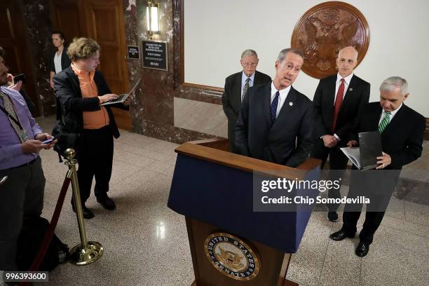 Sen. James Inhofe , House Armed Services Committee Chairman Mac Thornberry , House Armed Services Committee ranking member Rep. Adam Smith and Senate...