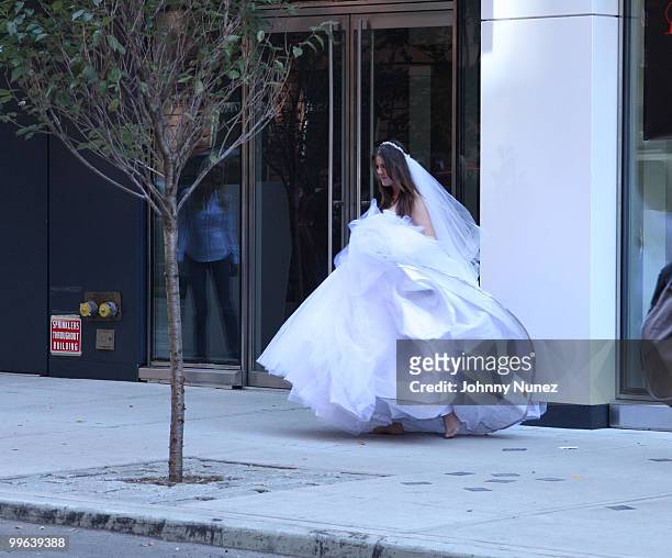 Khloe Kardashian attends the "Celebrity Apprentice" charity wedding gown sale at a Private Location on October 11, 2008 in New York City.