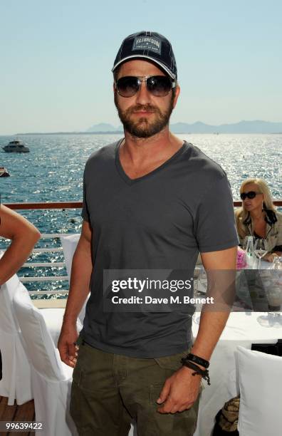 Gerard Butler attends the Amend Charity Luncheon at the Hotel du Cap as part of the 63rd Cannes Film Festival on May 17, 2010 in Antibes, France.