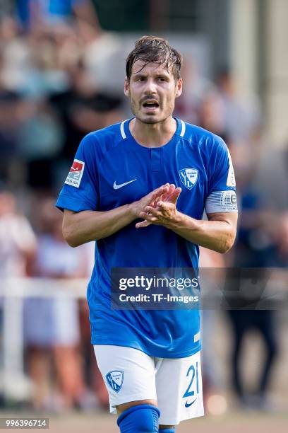 Stefano Celozzi of Bochum looks on during the Friendly match between FC Bruenninghausen and VfL Bochum on July 4, 2018 in Bochum, Germany.