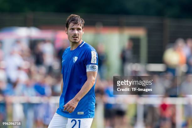 Stefano Celozzi of Bochum looks on during the Friendly match between FC Bruenninghausen and VfL Bochum on July 4, 2018 in Bochum, Germany.