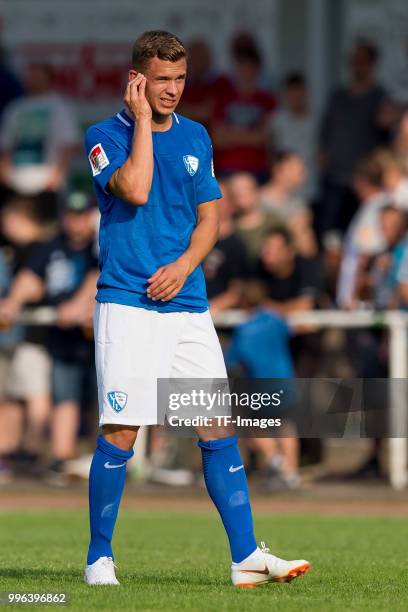 Sebastian Maier of Bochum looks on during the Friendly match between FC Bruenninghausen and VfL Bochum on July 4, 2018 in Bochum, Germany.