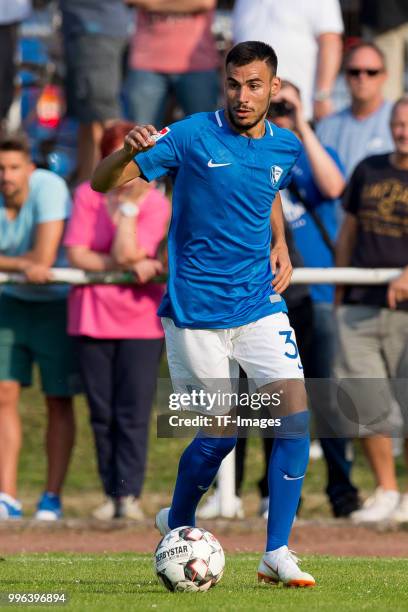 Baris Ekincier of Bochum controls the ball during the Friendly match between FC Bruenninghausen and VfL Bochum on July 4, 2018 in Bochum, Germany.