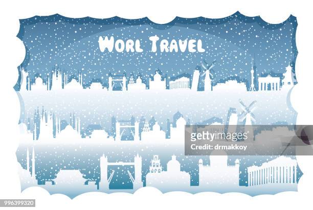 ilustrações de stock, clip art, desenhos animados e ícones de world travel - tar