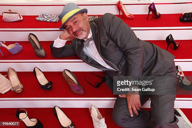 Designer Christian Louboutin attends 'Le Carrosse Noir And The Loubi's Angels' presented by Christian Louboutin at Palm Beach Casino during the 63rd...