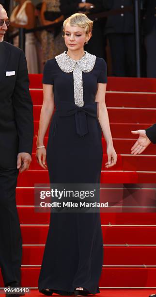 Carey Mulligan attends the Premiere of 'Wall Street: Money Never Sleeps' held at the Palais des Festivals during the 63rd Annual International Cannes...