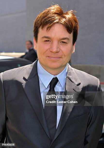 Actor Mike Myers arrives at the "Shrek Forever After" Los Angeles premiere held at Gibson Amphitheatre on May 16, 2010 in Universal City, California.