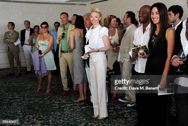 Tamara Beckwith looks on during the David Morris Amend Charity Luncheon at the Hotel du Cap as part of the 63rd Cannes Film Festival on May 17, 2010...
