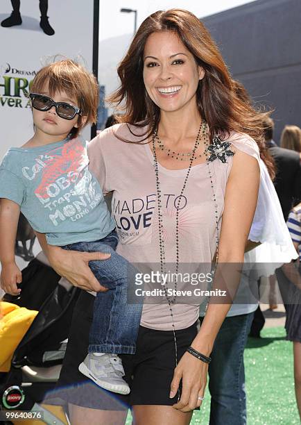 Brooke Burke attends the "Shrek Forever After" Los Angeles Premiere at Gibson Amphitheatre on May 16, 2010 in Universal City, California.