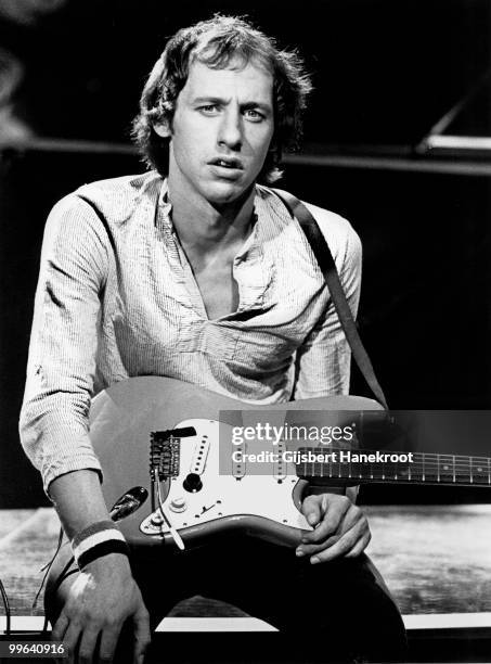 Mark Knopfler from Dire Straits posed in Amsterdam, Netherlands in 1978