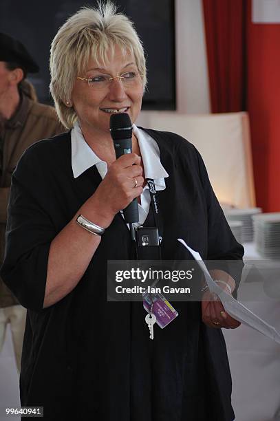 Eva Vezer attends the "Producers On The Move" Luncheon at the The VIP Room during the 63rd Annual Cannes Film Festival on May 17, 2010 in Cannes,...