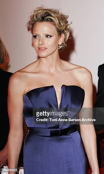 Charlene Wittstock arrives to attend the F1 Gala Dinner at the Monaco Sporting Club on May 24, 2009 in Monaco, Monaco.
