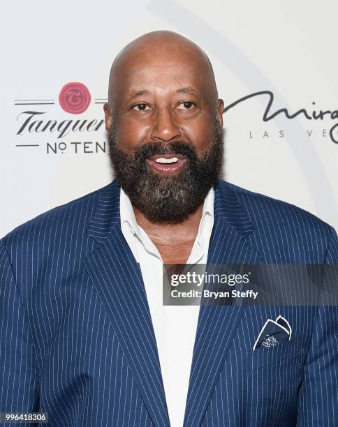 Former NBA player and coach Mike Woodson attends the 5th Anniversary gala for the Coach Woodson Invitational presented by MGM Resorts International...