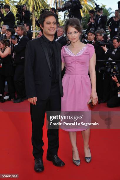 Canera D'Or Gael Garcia Bernal and Dolores Fonzi attend the "Biutiful" Premiere at the Palais des Festivals during the 63rd Annual Cannes Film...