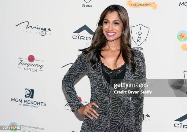 Golf Fashionista, professional golfer and PGD Global Vice President Seema Sadekar attends the 5th Anniversary gala for the Coach Woodson Invitational...