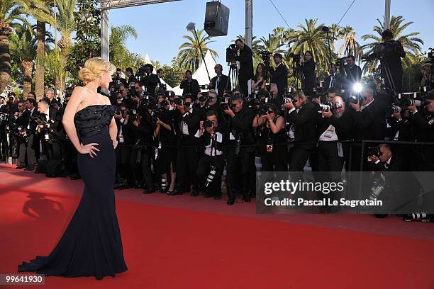 Actress Helena Mattsson attends "Biutiful" Premiere at the Palais des Festivals during the 63rd Annual Cannes Film Festival on May 17, 2010 in...