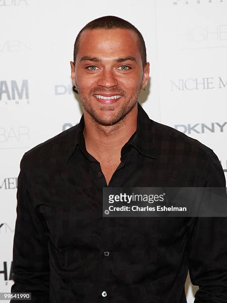 Actor Jesse Williams attends the Alex Rodriguez cover party hosted by Jason Binn & Niche Media's Gotham Magazine at Highbar on May 15, 2010 in New...