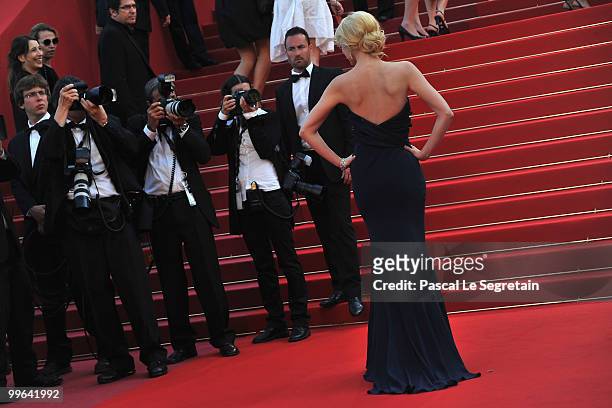 Actress Helena Mattsson attends "Biutiful" Premiere at the Palais des Festivals during the 63rd Annual Cannes Film Festival on May 17, 2010 in...