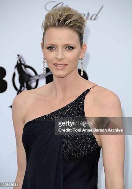 Charlene Wittstock attends the amfAR Cinema Against AIDS 2009 benefit at the Hotel du Cap during the 62nd Annual Cannes Film Festival on May 21, 2009...