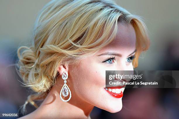 Actress Helena Mattsson attends "Biutiful" Premiere at the Palais des Festivals during the 63rd Annual Cannes Film Festival on May 17, 2010 in...