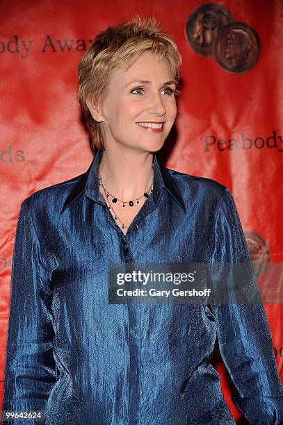 Actress Jane Lynch attends the 69th Annual Peabody Awards at The Waldorf=Astoria on May 17, 2010 in New York City.