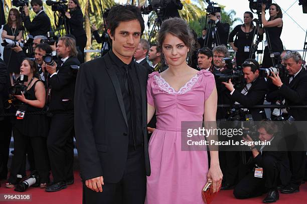 Camera D'Or Gael Garcia Bernal and guest attend the "Biutiful" Premiere at the Palais des Festivals during the 63rd Annual Cannes Film Festival on...