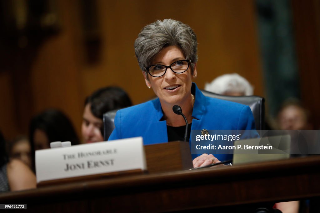 Sens. Joni Ernst, Kirsten Gillibrand Attend Hearing On Paid Family Leave