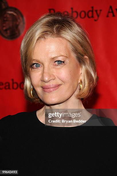 Journalist Diane Sawyer attends the 69th Annual Peabody Awards at The Waldorf=Astoria on May 17, 2010 in New York City.