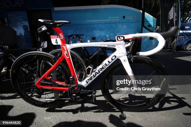 Start / Michal Kwiatkowski of Poland and Team Sky / Pinarello Bike / during stage five of the 105th Tour de France 2018, a 204,5km stage from Lorient...