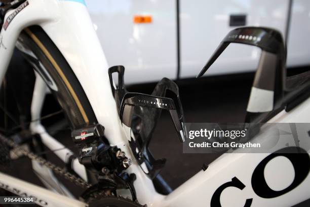 Start / Alexander Kristoff of Norway and UAE Team Emirates / Bottle Support / Colnago Bike / Detail View / during stage five of the 105th Tour de...