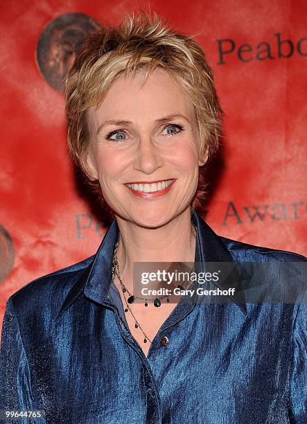 Actress Jane Lynch attends the 69th Annual Peabody Awards at The Waldorf=Astoria on May 17, 2010 in New York City.