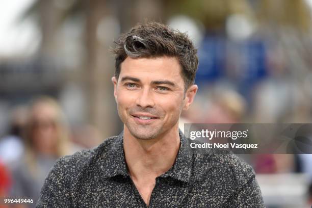 Matt Cohen visits "Extra" at Universal Studios Hollywood on July 11, 2018 in Universal City, California.