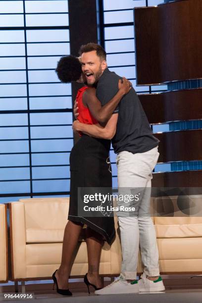 Joel McHale, Sasheer Zamata, Constance Zimmer and Paul Reubens make up the celebrity panel on "To Tell the Truth," Episode 304, airing SUNDAY, JULY...