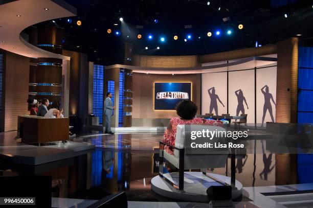 Joel McHale, Sasheer Zamata, Constance Zimmer and Paul Reubens make up the celebrity panel on "To Tell the Truth," Episode 304, airing SUNDAY, JULY...