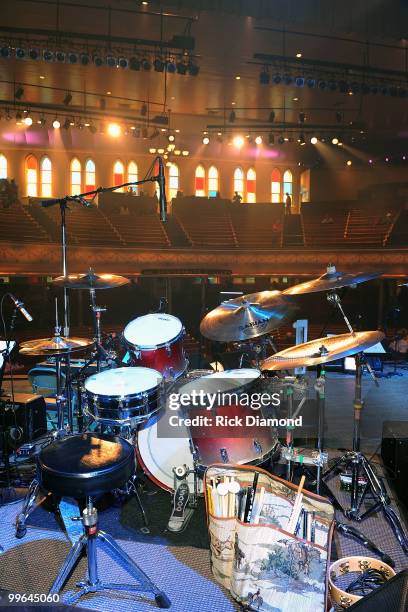 Atmosphere during the "Music City Keep on Playin'" benefit concert at the Ryman Auditorium on May 16, 2010 in Nashville, Tennessee.