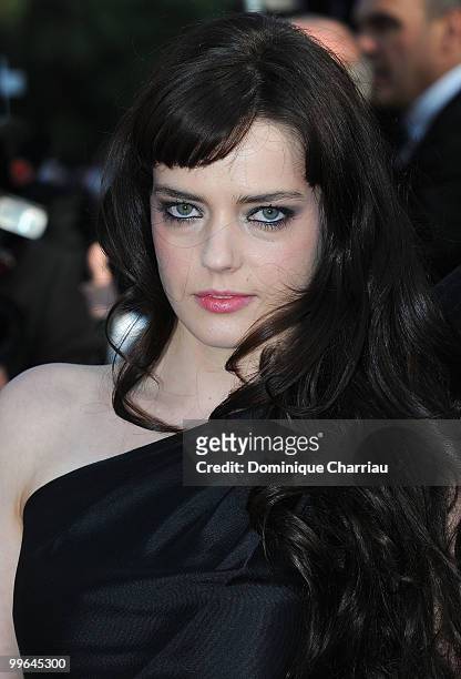 Actress Roxane Mesquida attends the premiere of 'Biutiful' held at the Palais des Festivals during the 63rd Annual International Cannes Film Festival...