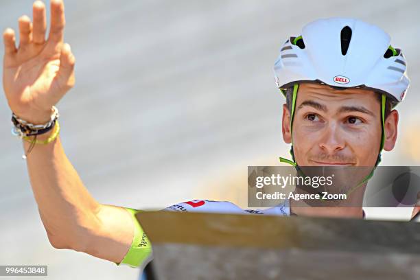 Warren Barguil of team FORTUNEO-SAMSIC during the stage 05 of the Tour de France 2018 on July 11, 2018 in Quimper, France.