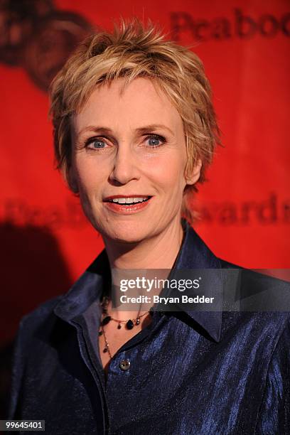 Actress Jane Lynch attends the 69th Annual Peabody Awards at The Waldorf=Astoria on May 17, 2010 in New York City.